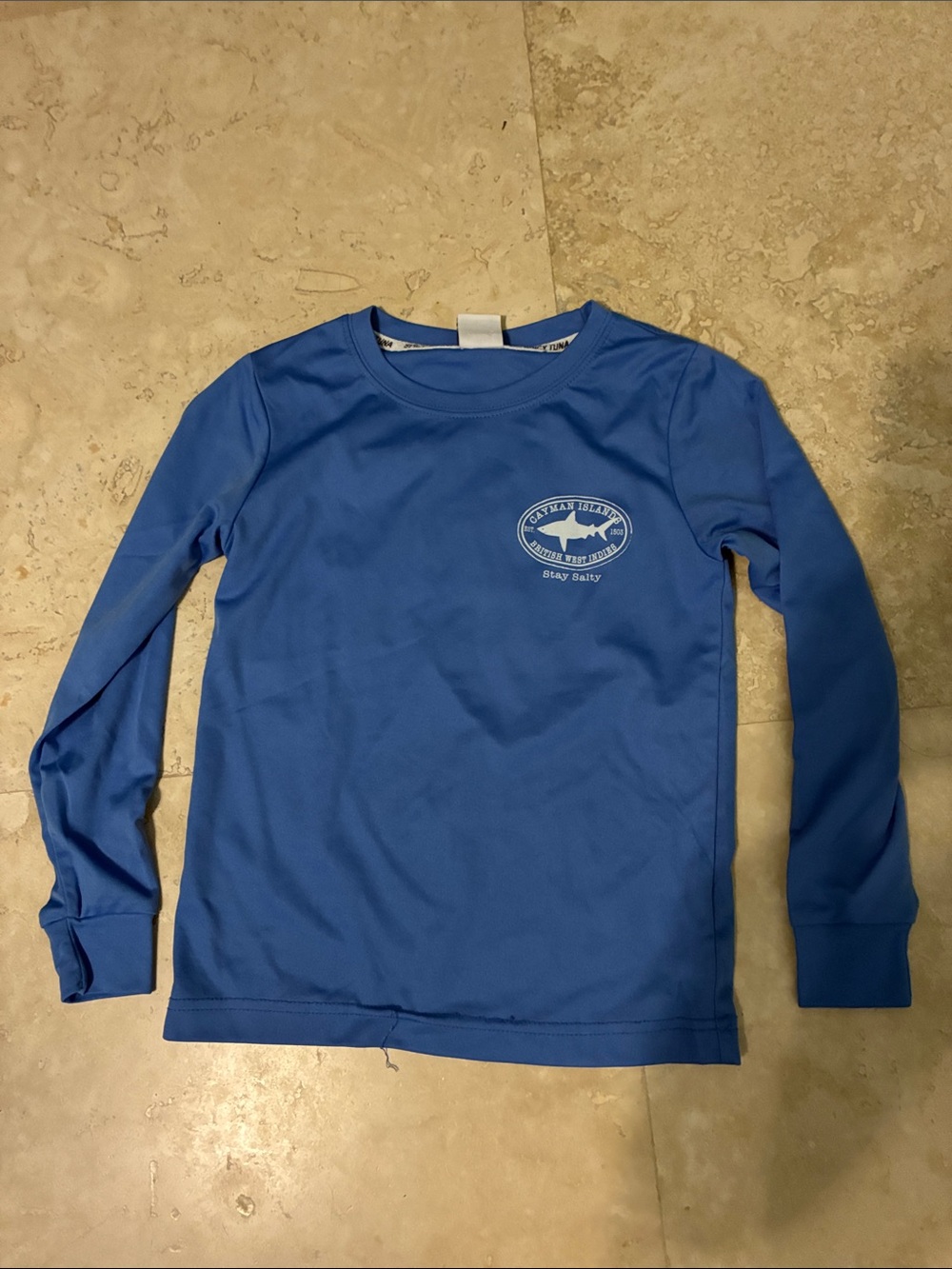 Kids Long Sleeve Swim Rashguard - Blue